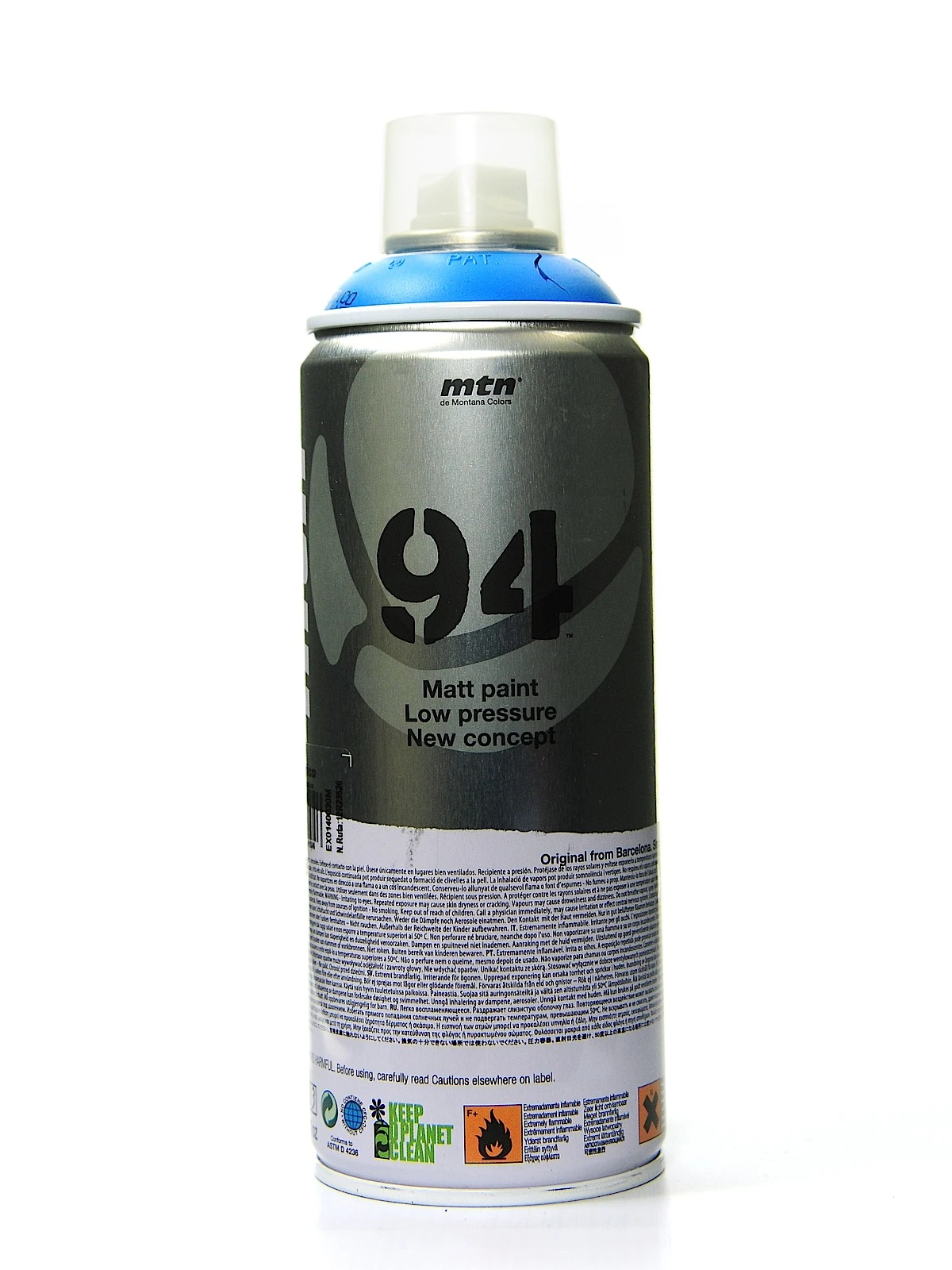94 Matte Electric Blue Spray Paint 11 Oz. - Versatile And Vibrant Color