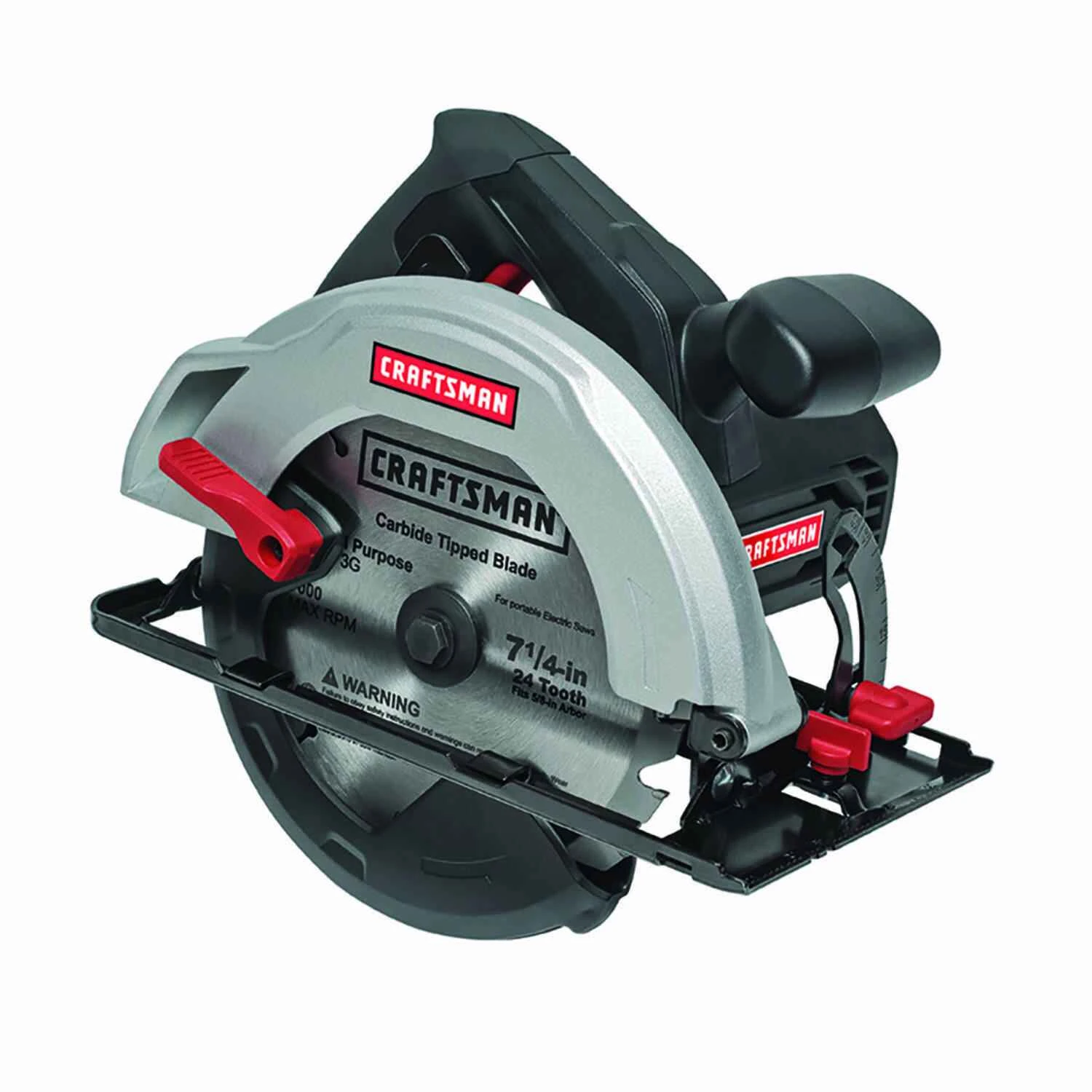 7-1/4 In. Corded Circular Saw With 12 Amps And 5500 Rpm Power