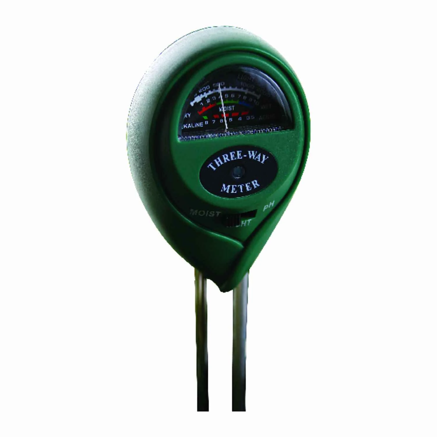 3-way Hydroponic Moisture Meter For Soil, Light, And Ph Testing
