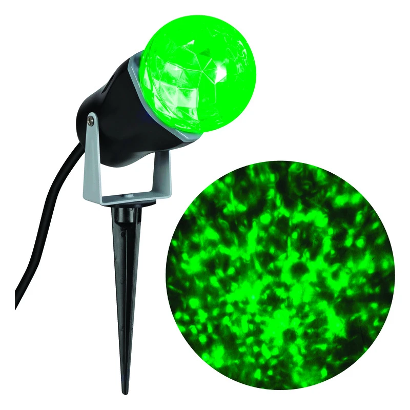 Led Kaleidoscope Spotlight Green With 3 Energy-efficient Lights