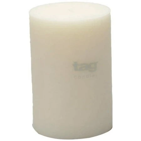100074 Unscented Long Burning Pillar Candle, 4 X 6 In., 130 Hour Burn Time