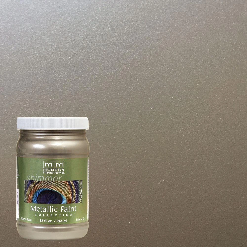 Nickel Protective Enamel 1 Quart - Water-based Metallic Paint
