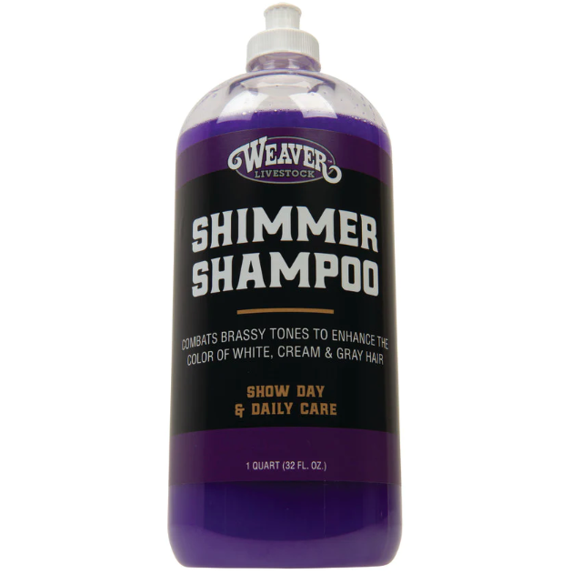Livestock Shimmer Shampoo, 32-ounce For Cattle, Sheep, Goats, And Pigs
