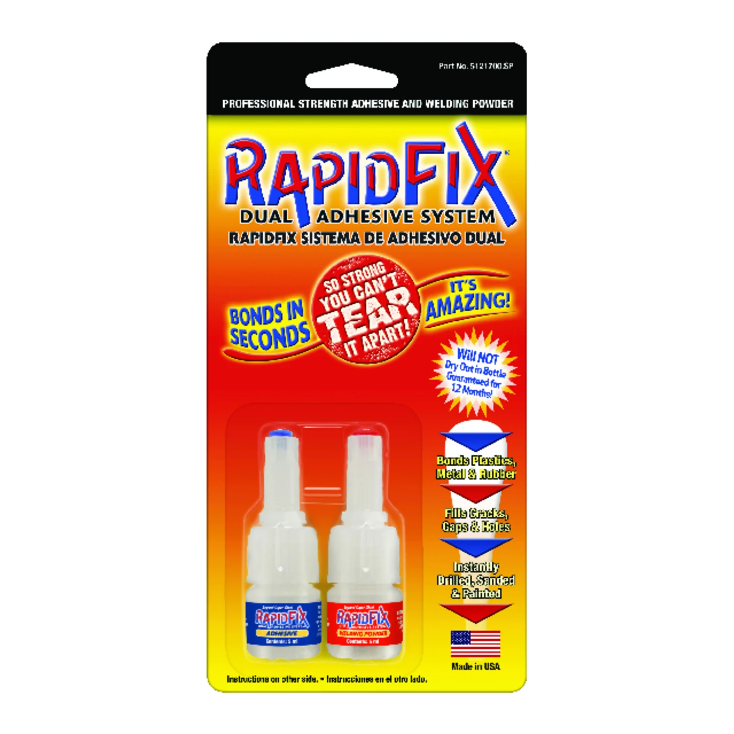High Strength Dual Adhesive 5 Ml - Instant Adhesive And Welding Powder