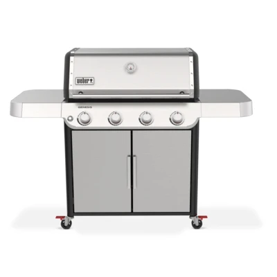 Genesis S-415 4 Burner Natural Gas Grill With Stainless Steel Construction