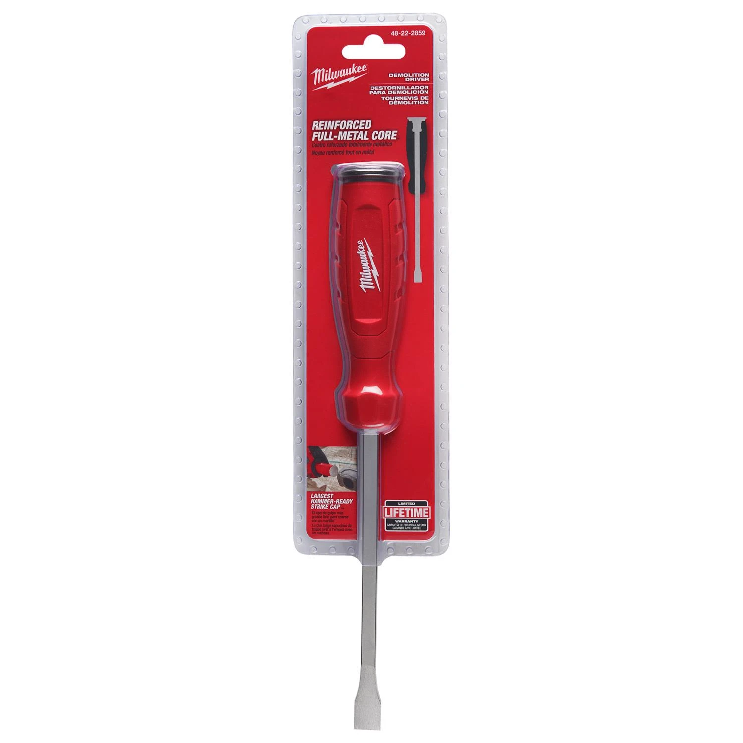 5/16 In. X 8 In. Hvac Demolition Slotted Screwdriver - Durable Hand Tool