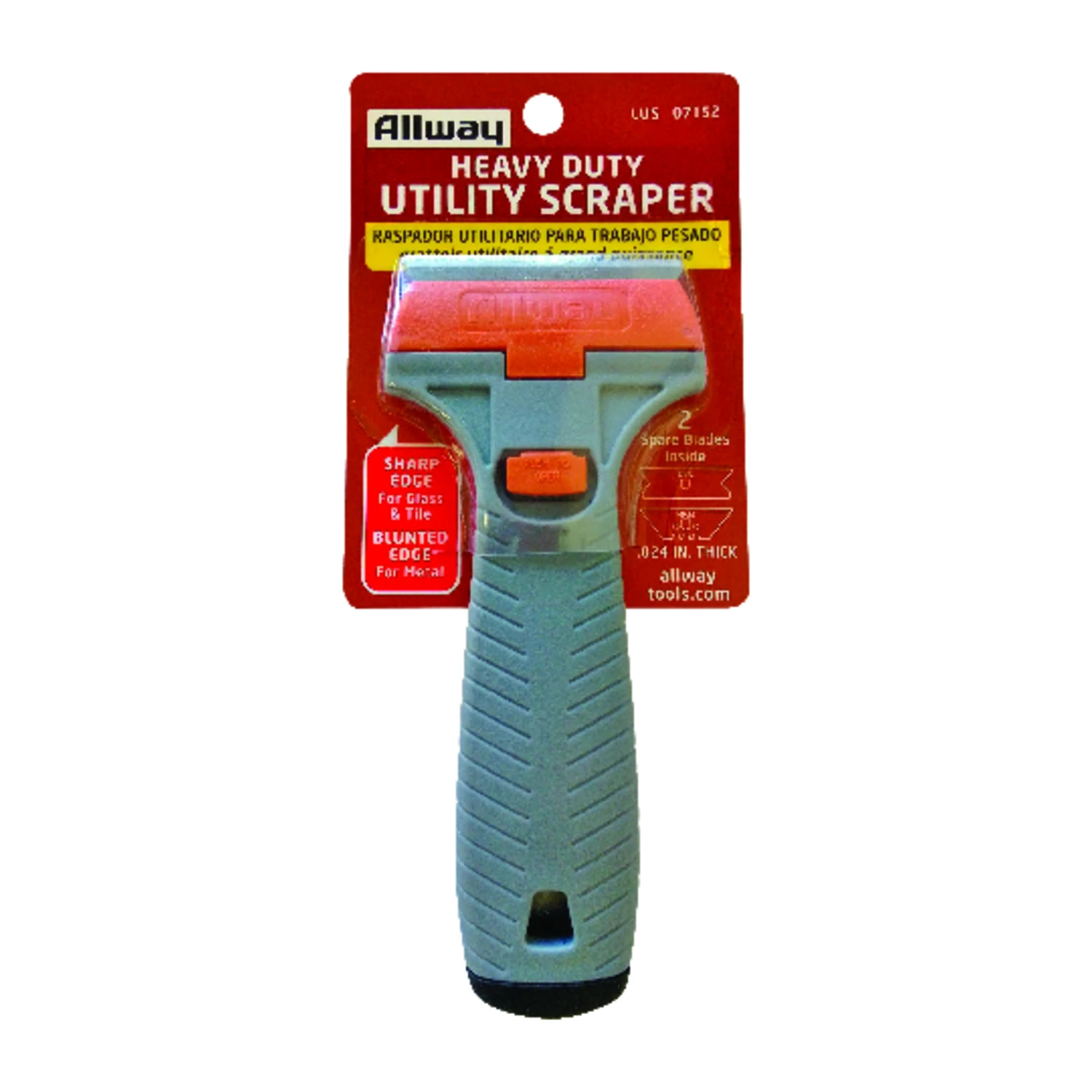 Steel Heavy-duty Utility Scraper With Blade Storage - Model Lus