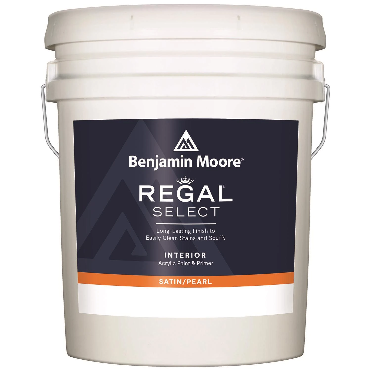 Regal Select Satin Pearl White Interior Paint And Primer 5 Gallon