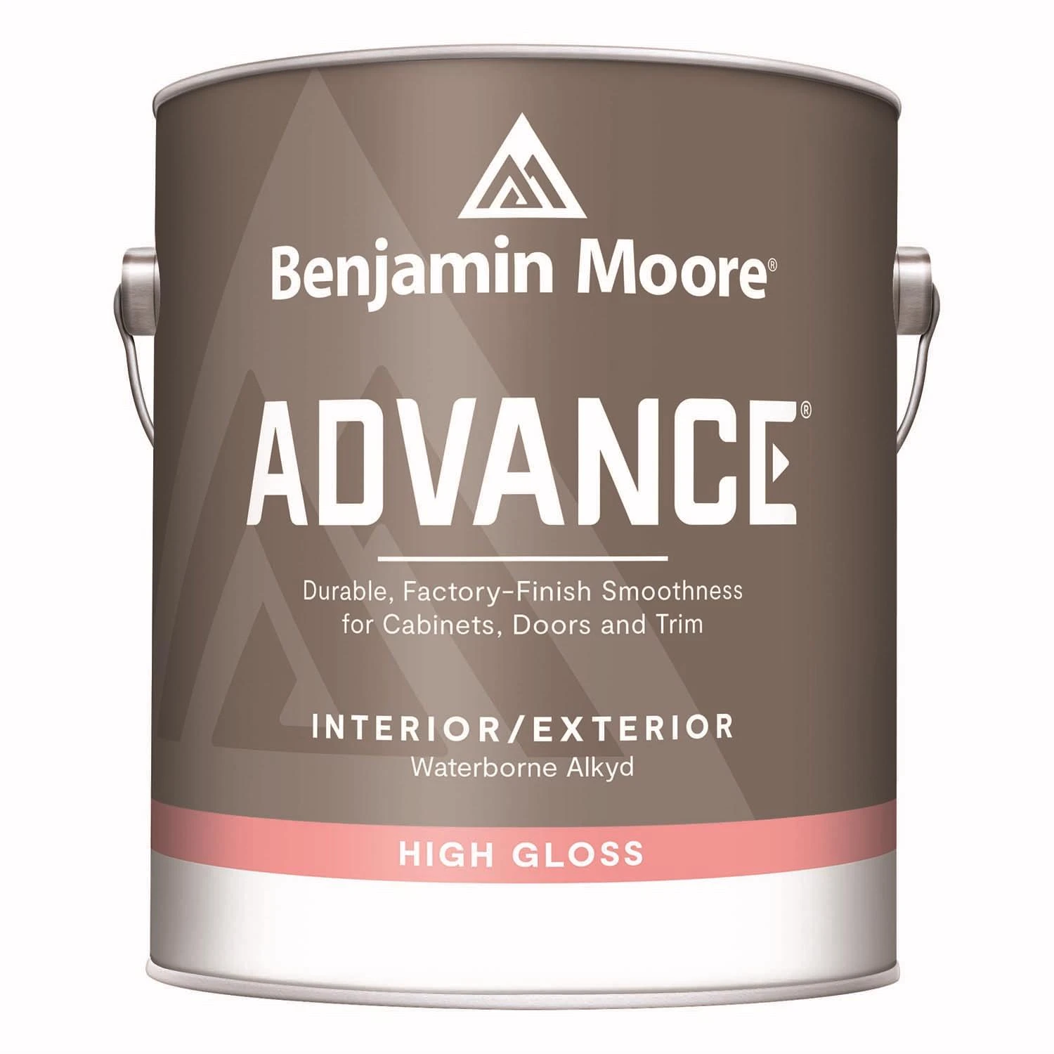 Advance High-gloss Black Paint 1 Gallon For Interior And Exterior Use