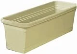24-inch Sage Windowbox Planter With Saucer For Outdoor Gardening