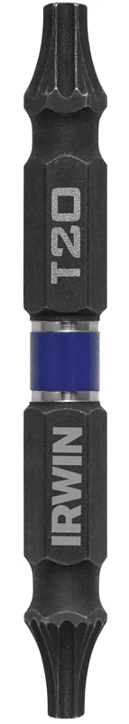 Impact Double-ended Torx Bits T15-t20, 2-3/8 In Length, Hex Shank