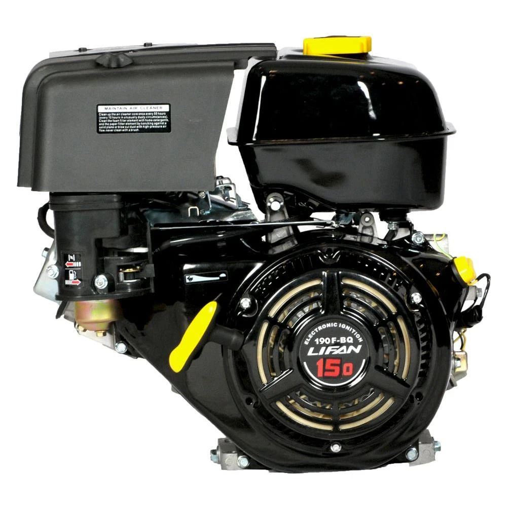 1 In. 15 Hp 420cc Ohv Electric Start Gas Engine With 18 Amp Charger