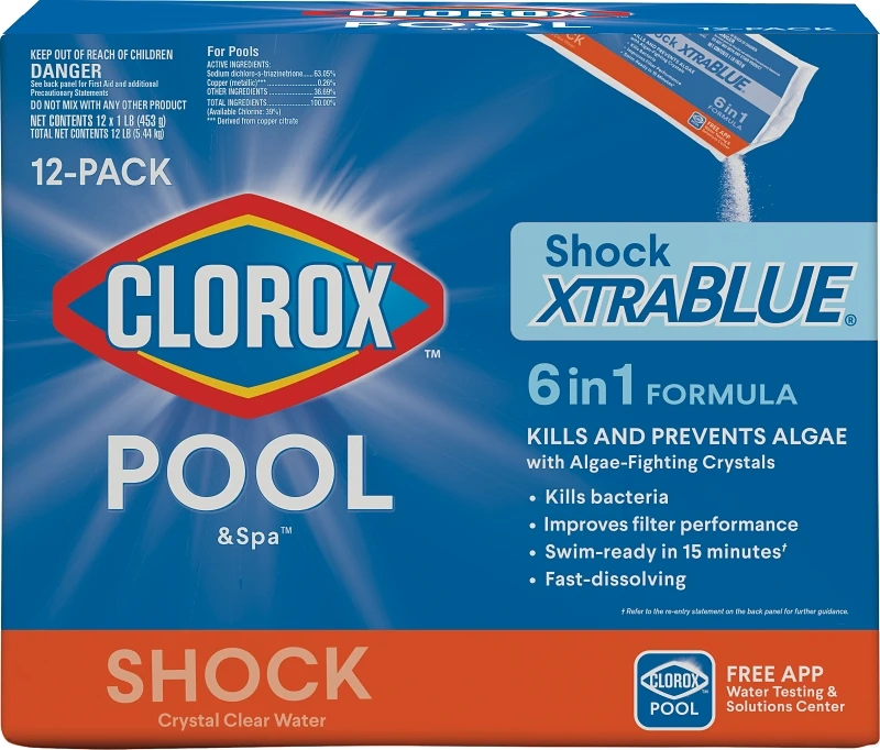 Pool & Spa Shock Xtrablue 36012clx 1 Lb Granular Chlorine Treatment