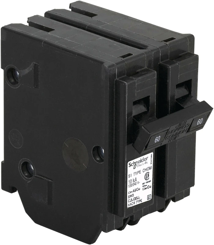Homeline 60 Amp Double Pole Plug-on Circuit Breaker Chom260cp