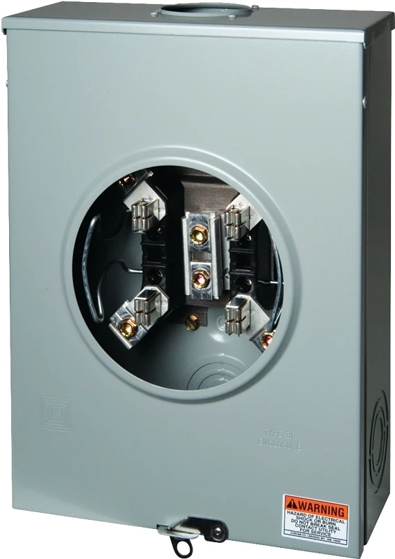 200 Amp Ringless Overhead Or Underground Meter Socket, Model Utrs213b