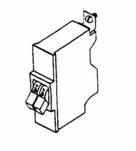 Bqlt15 15 Amp Dual Circuit Breaker, 120 Volt, 1 Pole, 10 Ka Interrupt