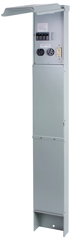 100 Amp Rv Power Pedestal Burial Unit With Gfci Receptacles - Model Ge1lu532es