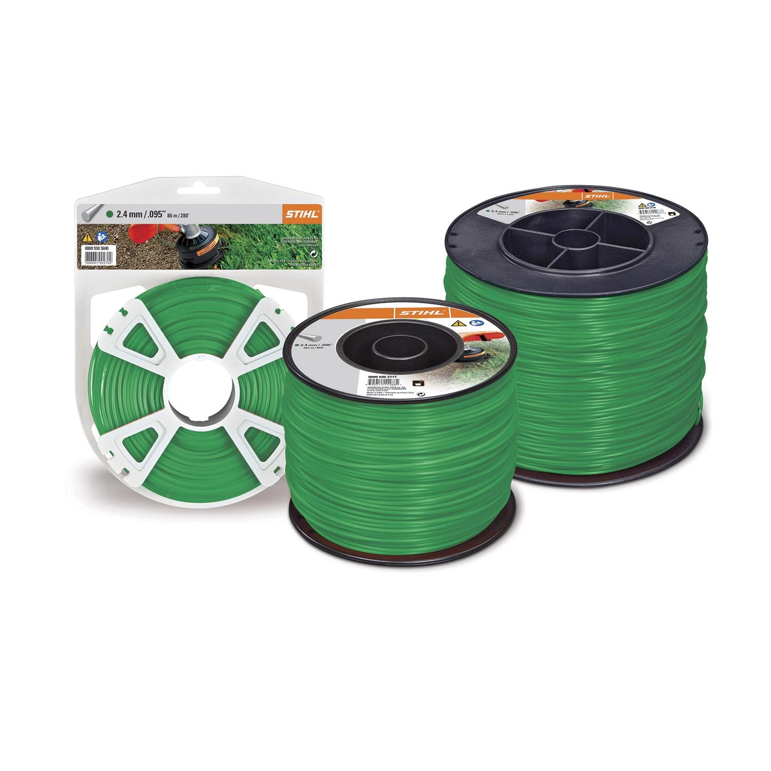 Commercial Round Trimmer Line 0.095 In. Diameter X 856 Ft. Length
