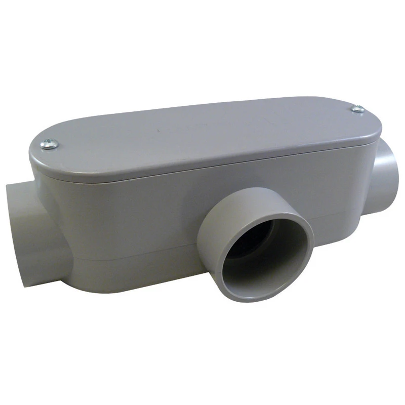 1-1/4 In. Diameter Pvc Conduit Body With Removable Cover And Gasket