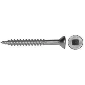Screws Wood Flat Head No. 8 X 3/4 Inch Zinc Plated - 100 Count
