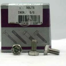 Stainless Steel Hex Bolt 1/4-20 X 1 Inch Grade 2 Coarse Thread