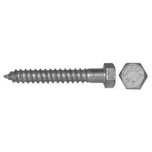 5/16 Inch X 6 Inch Hex Lag Screws, Hot-dipped Galvanized, G2
