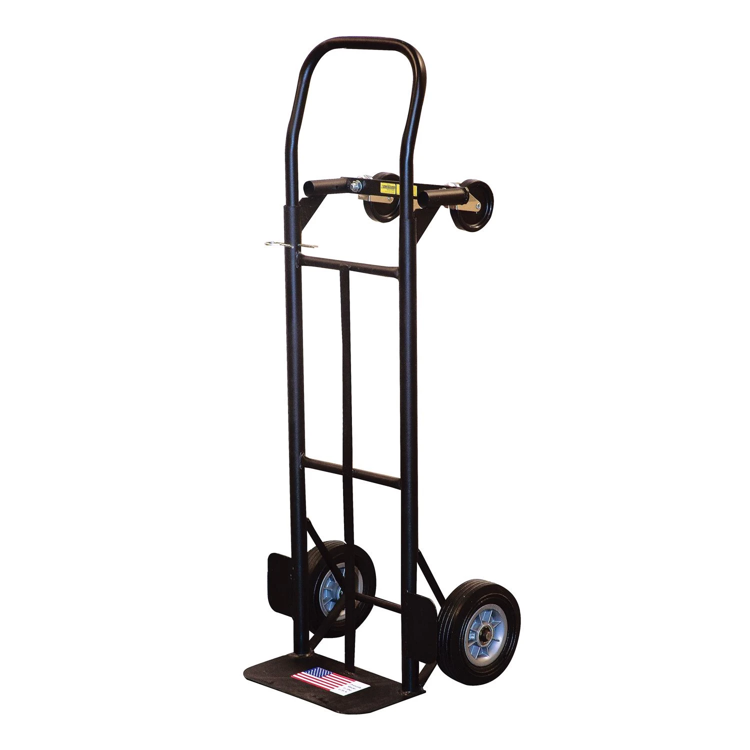 Convertible Hand Truck 600 Lb Heavy-duty Steel Frame With Puncture-proof Tires