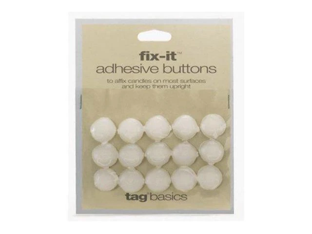 Adhesive Candle Buttons, Holds Candle in Place, 15-Pk.