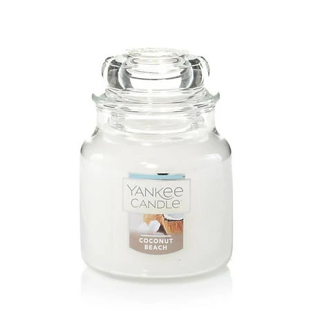 Coconut Beach Small Classic Jar Candle - Fresh Scented Home Fragrance