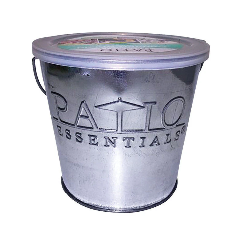 17 Oz Galvanized Citronella Candle For Mosquitoes And Flying Insects