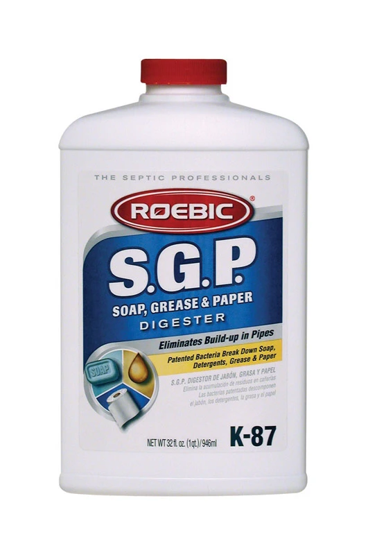 K-87 Liquid Soap, Grease & Paper Digester 32 Oz. For Septic Systems