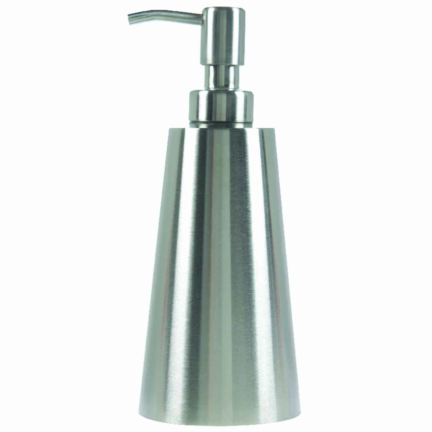 Nogu Brushed Silver Stainless Steel Soap Pump 8 Oz. Capacity