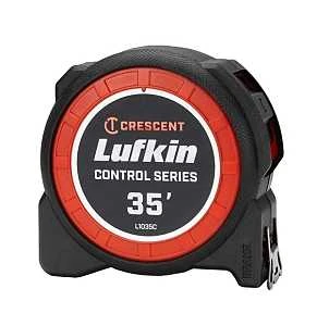 Crescent Lufkin Control Series L1035c Tape Measure, 35 Ft Length, 1-3/16 In Width