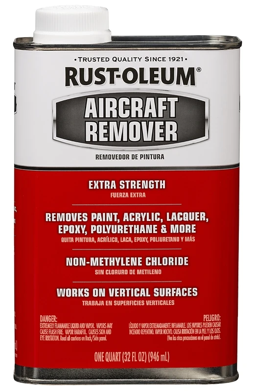 Aircraft Remover, 1 Quart - Fast-acting Paint Stripper For Metal Surfaces