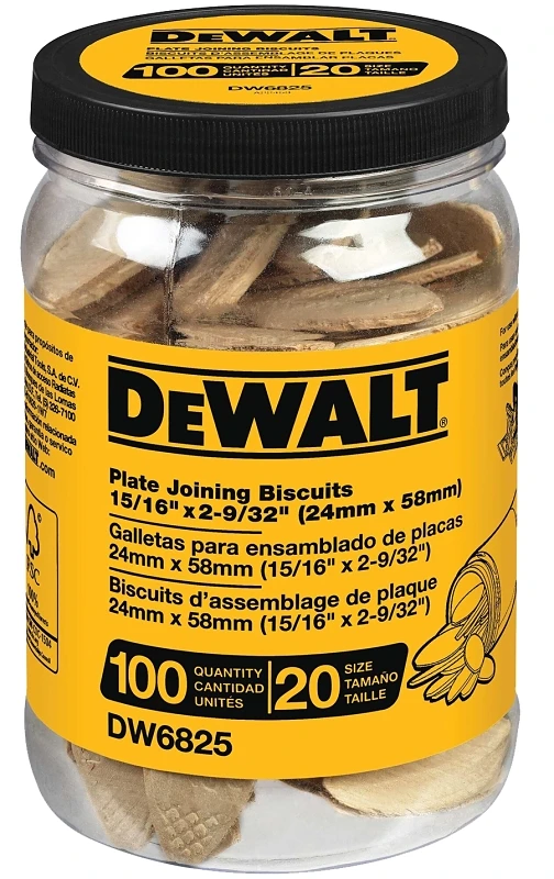 No. 20 Size Biscuits - 100% Compressed Beech, 15/16-in X 2-9/32-in