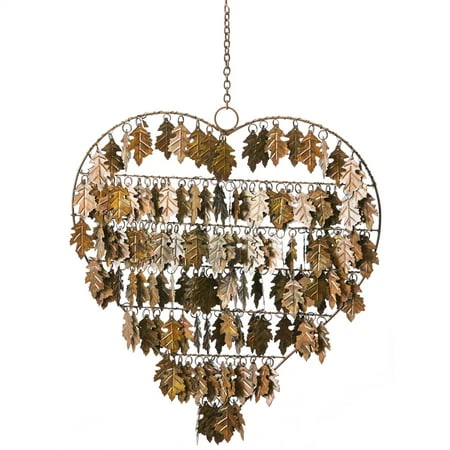 Heart Shaped Leaf Wind Chime - Beautiful Garden Decor