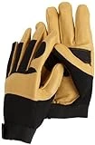 A533 Mechanics Gloves, Black/barley, Large Size, Durable Work Gloves