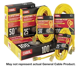 03398.61.05 Lifetime Plus 50 Ft Outdoor Lighted Extension Cord