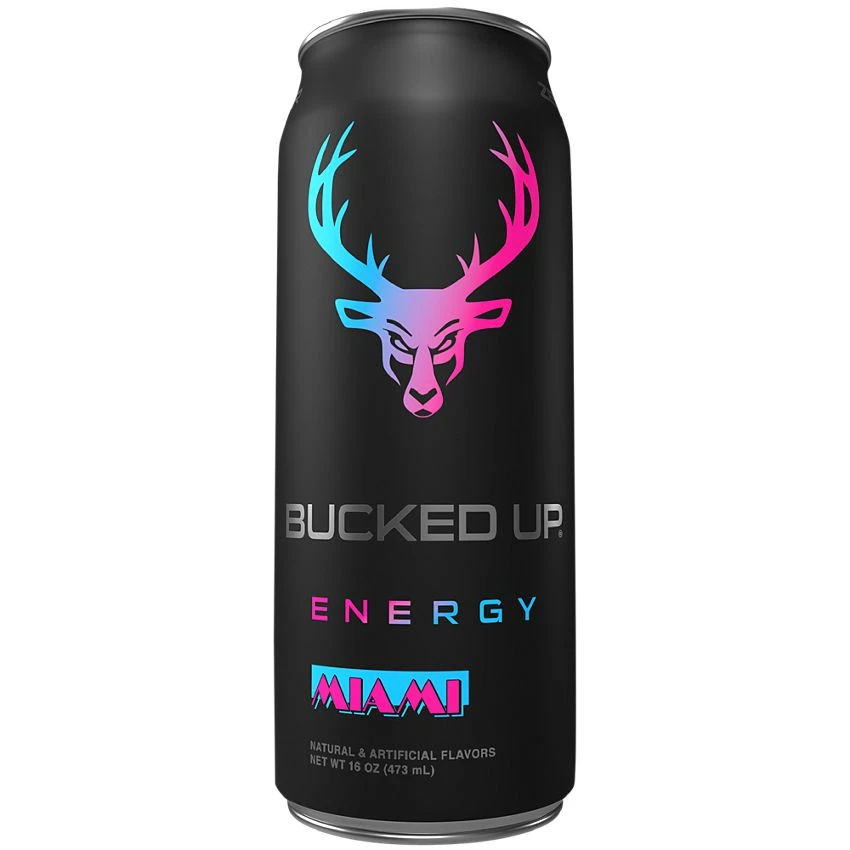 Miami Energy Drink, 16 Oz. - Natural Caffeine & Brain Boosters