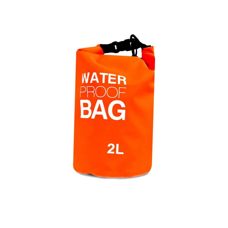 Waterproof 2 Liter Orange Carrying Bag For Outdoor And Everyday Use