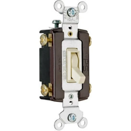 Trademaster Grounding Toggle Switch, Ivory - Reliable Electrical Control
