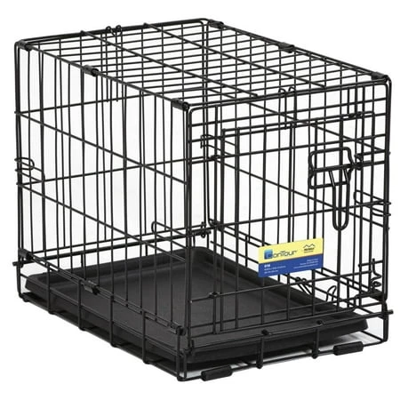 Crate Contour 18 Inch Single Door Dog Crate - X-small, Black