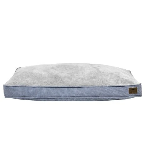 Dream Chaser Cushion Dog Bed, Charcoal, Medium - 30" X 19"