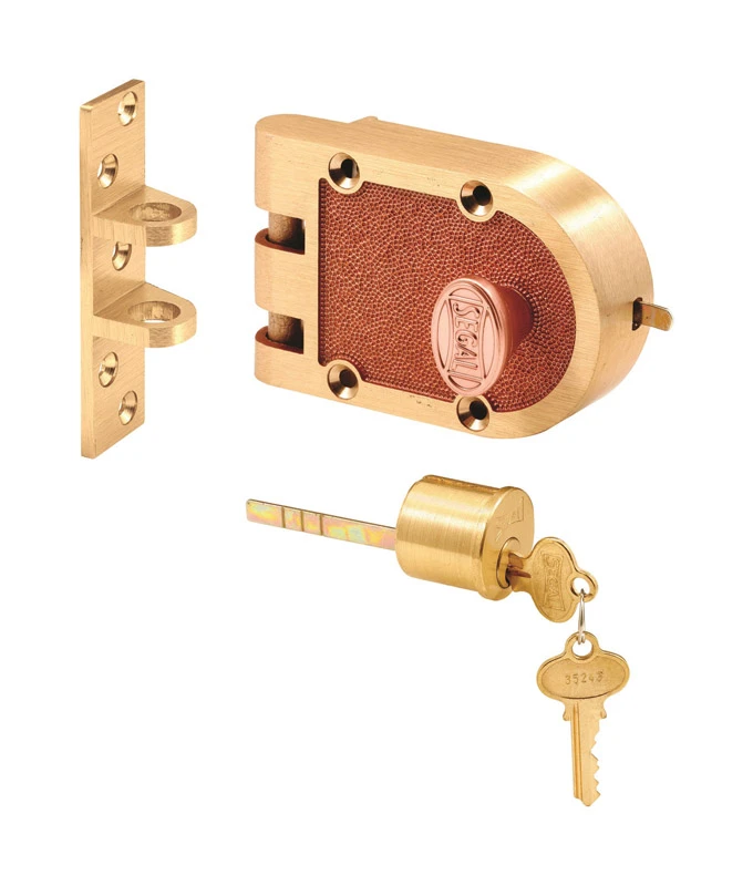 Segal Brushed Brass Solid Bronze Alloy Single Cylinder Deadbolt Se15326