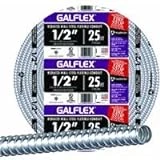 Galflex Rws Flexible Conduit 1/2 Inch X 25 Feet Highly Flexible Electrical Conduit