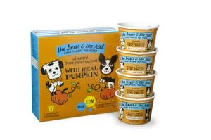 Bear & The Rat 20700505 3.5 oz Pumpkin Frozen Yogurt Treats - Pack of 4