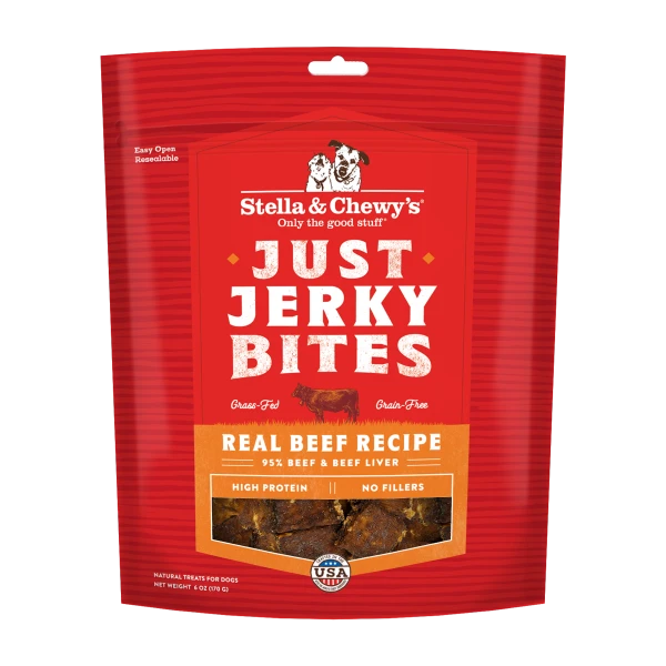Just Jerky Bites Real Beef Dog Treats, 6 Ounces