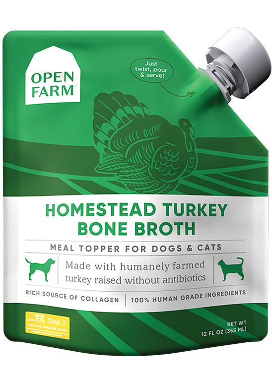 Homestead Turkey Bone Broth For Dogs & Cats 12oz