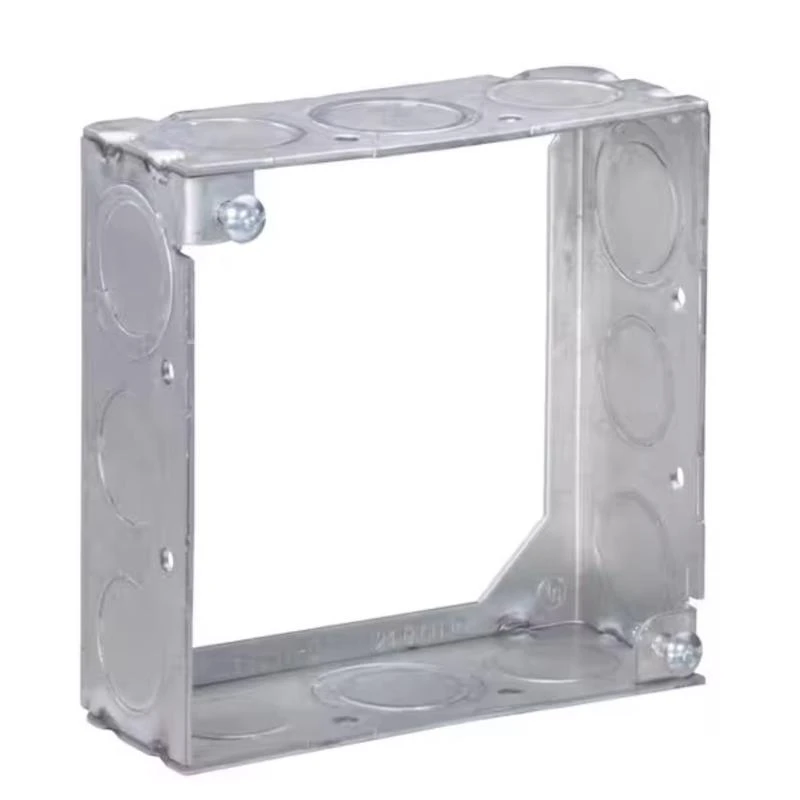 4 In. X 4 In. Square Steel Box Extension Ring - Model 53151-s-upc