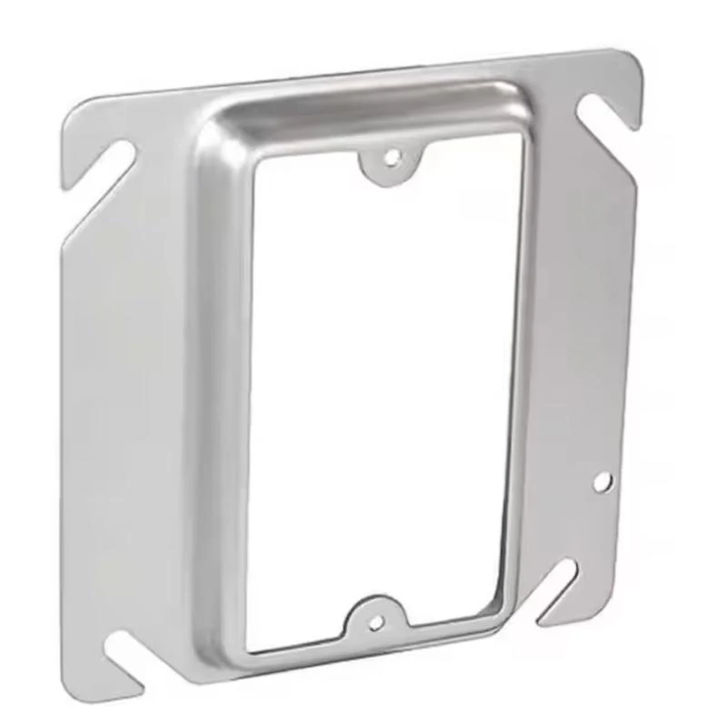 1-device Combination Square Raised Cover 4 In. X 4 In. Steel